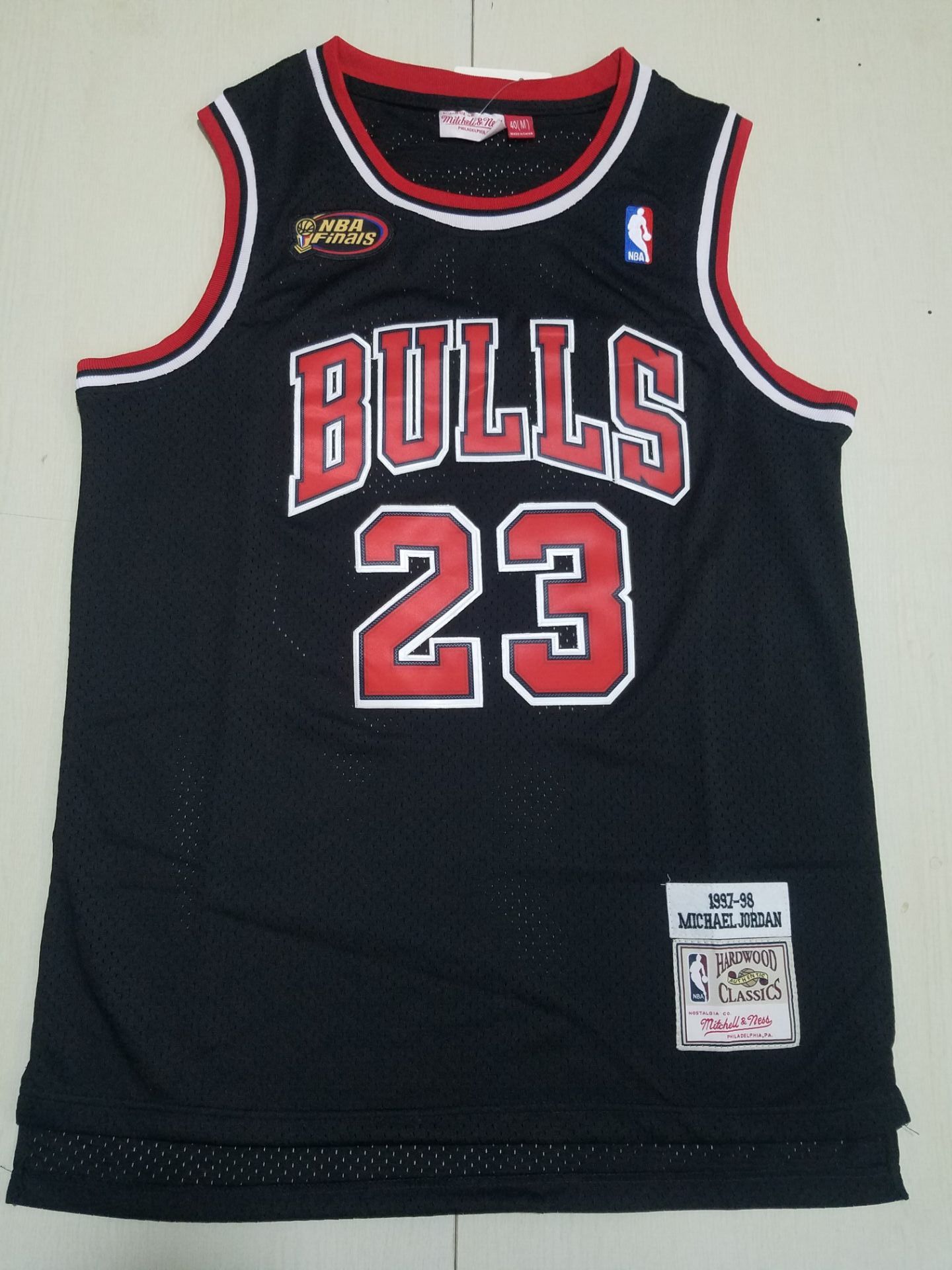 Men Chicago Bulls #23 Jordan Black Finais 2022 NBA Jersey->chicago bulls->NBA Jersey